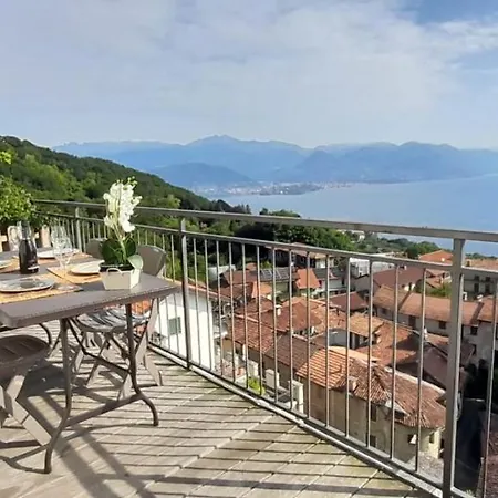 Ferienwohnung Penthouse San Rocco Stresa Exterior foto